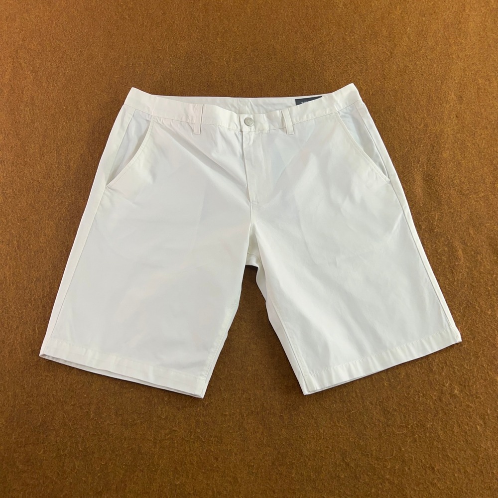 Bonobos Mens 36 White Cotton Twill Chino Shorts *Flaw